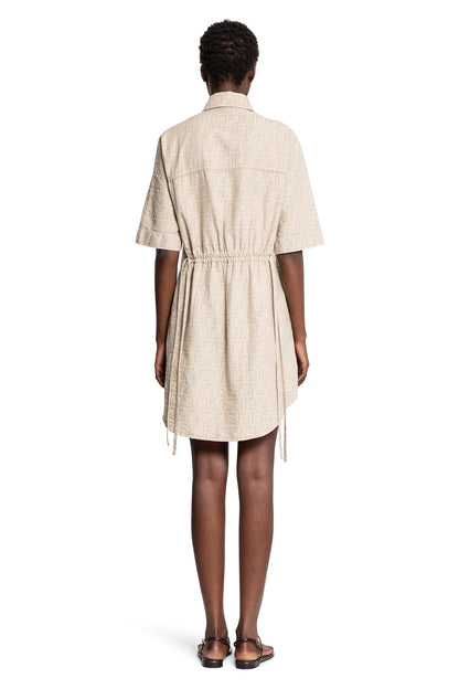 FF Chambray Denim Pocket Shirt Dress - Antonioli.eu