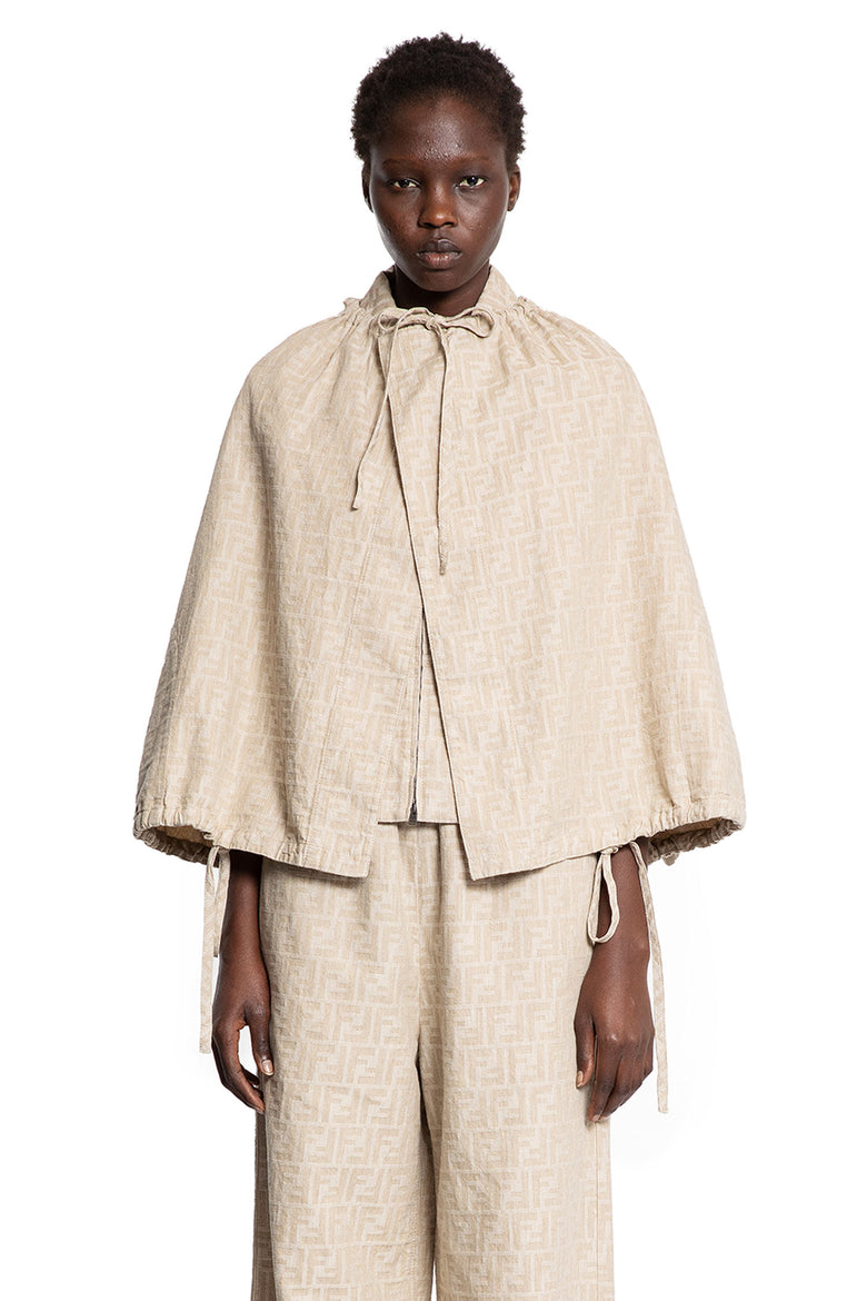 FF Chambray Denim Cape - Antonioli.eu