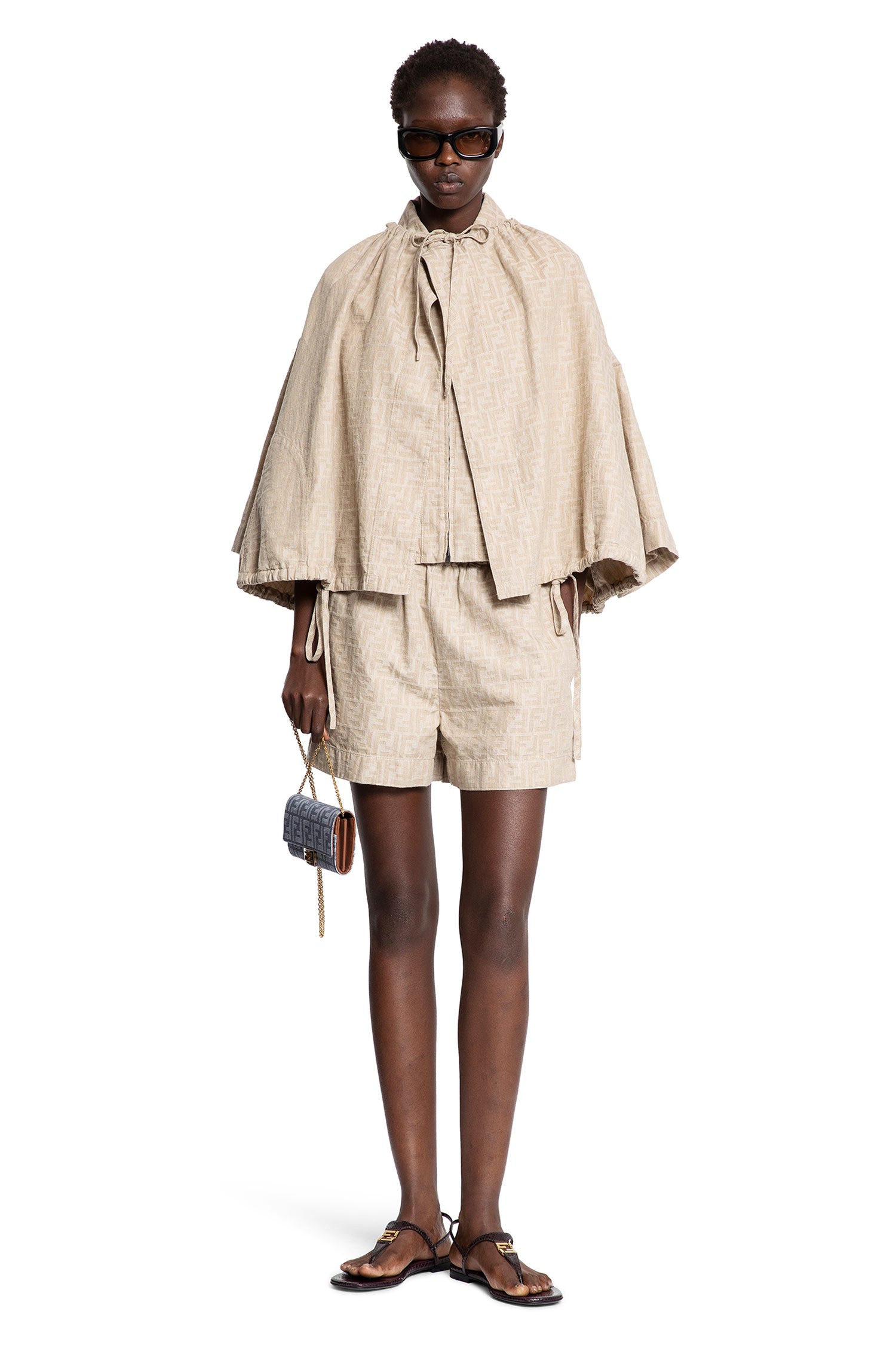 FF Chambray Denim Shorts - Antonioli.eu