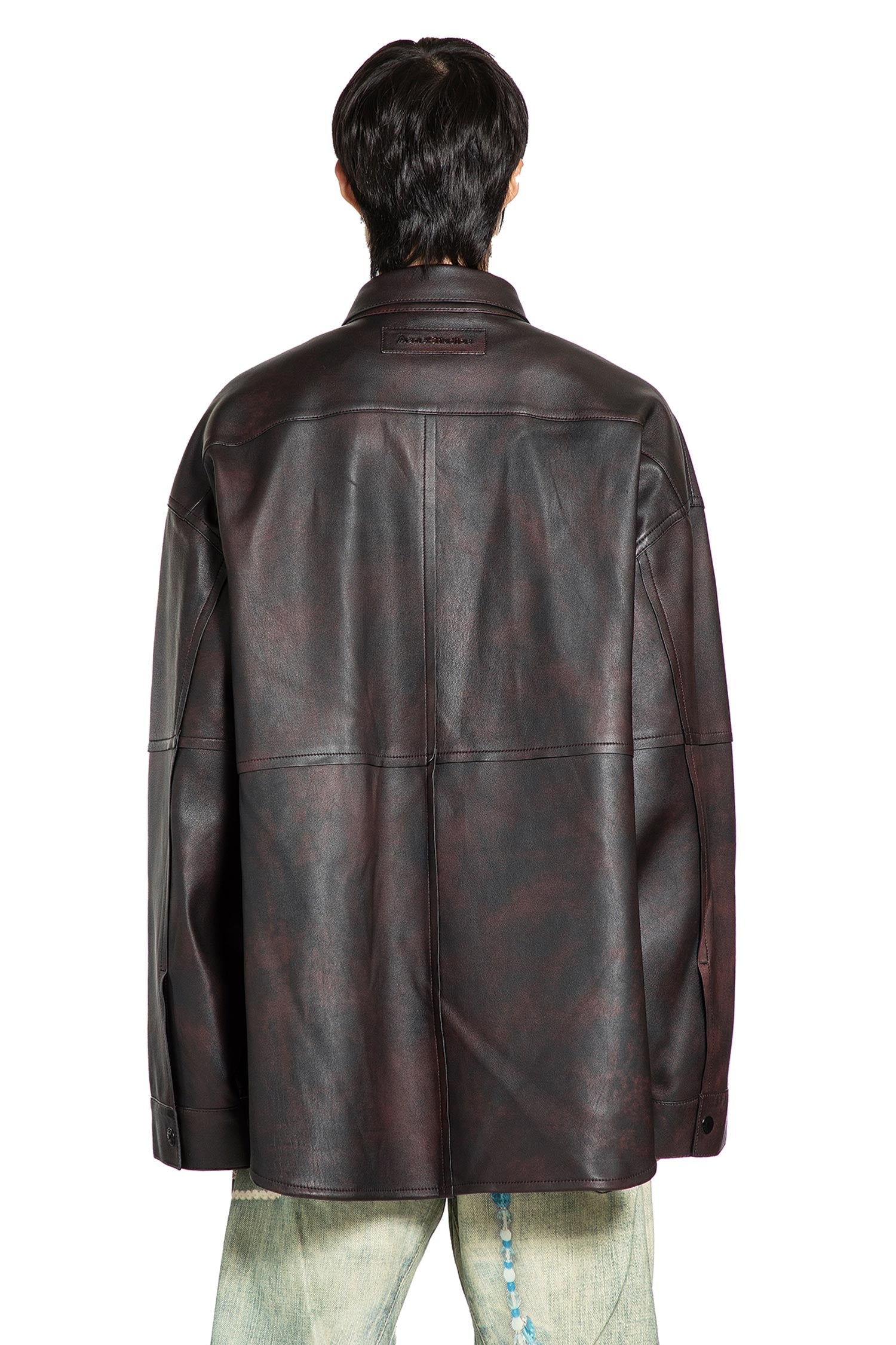 Leather Shirt Jacket - Antonioli.eu