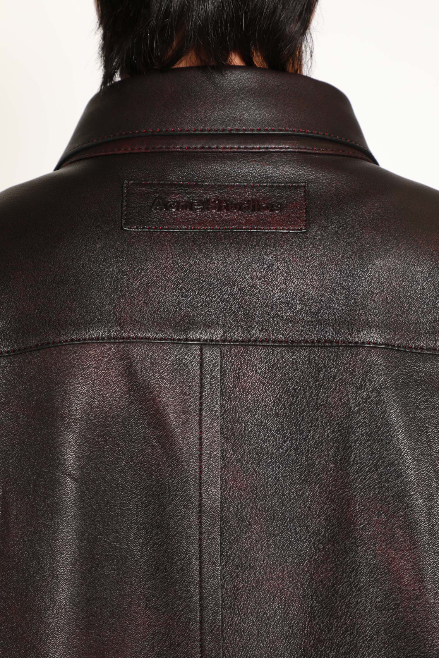 Leather Shirt Jacket - Antonioli.eu