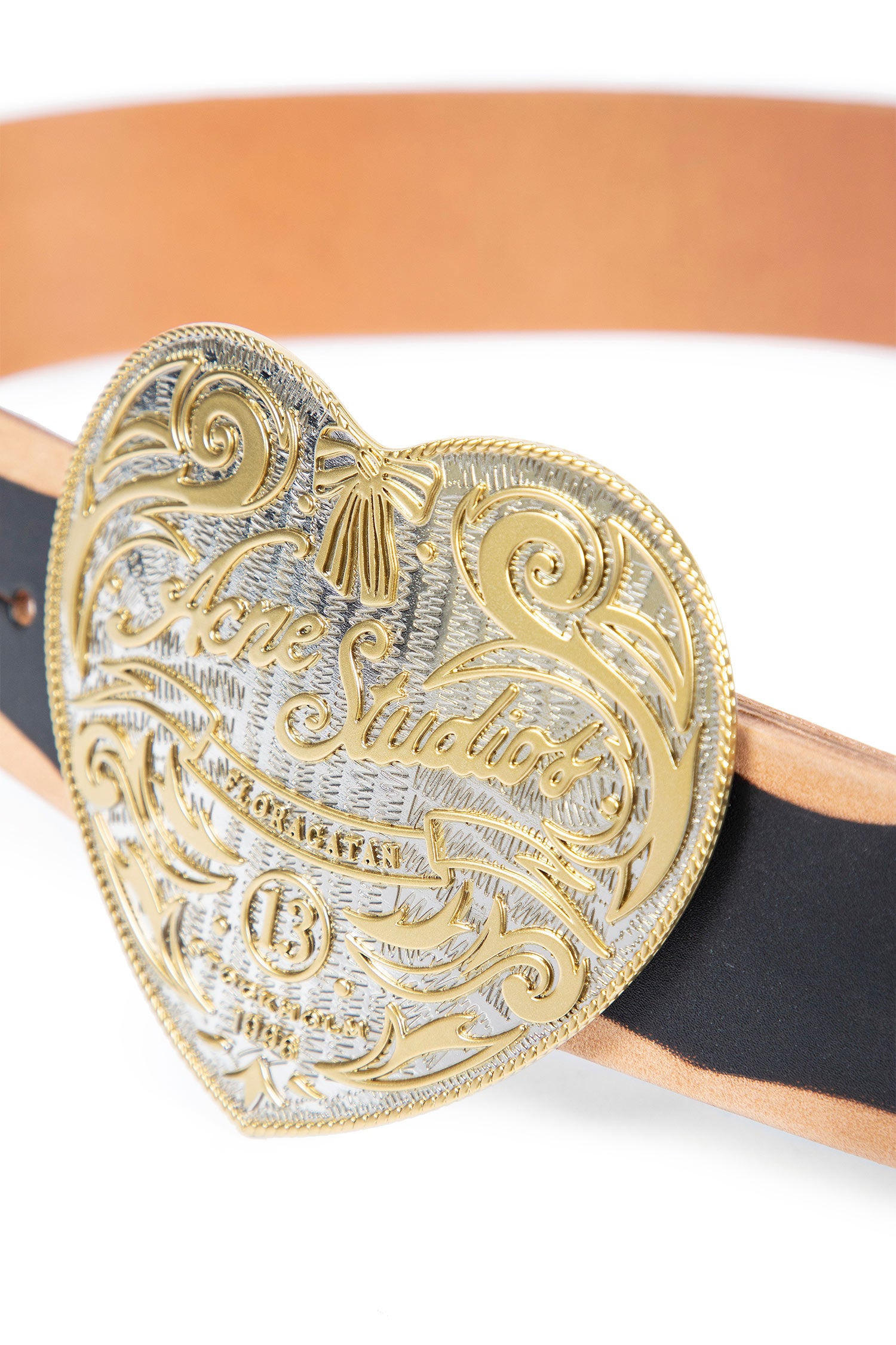 Heart Logo Buckle Belt