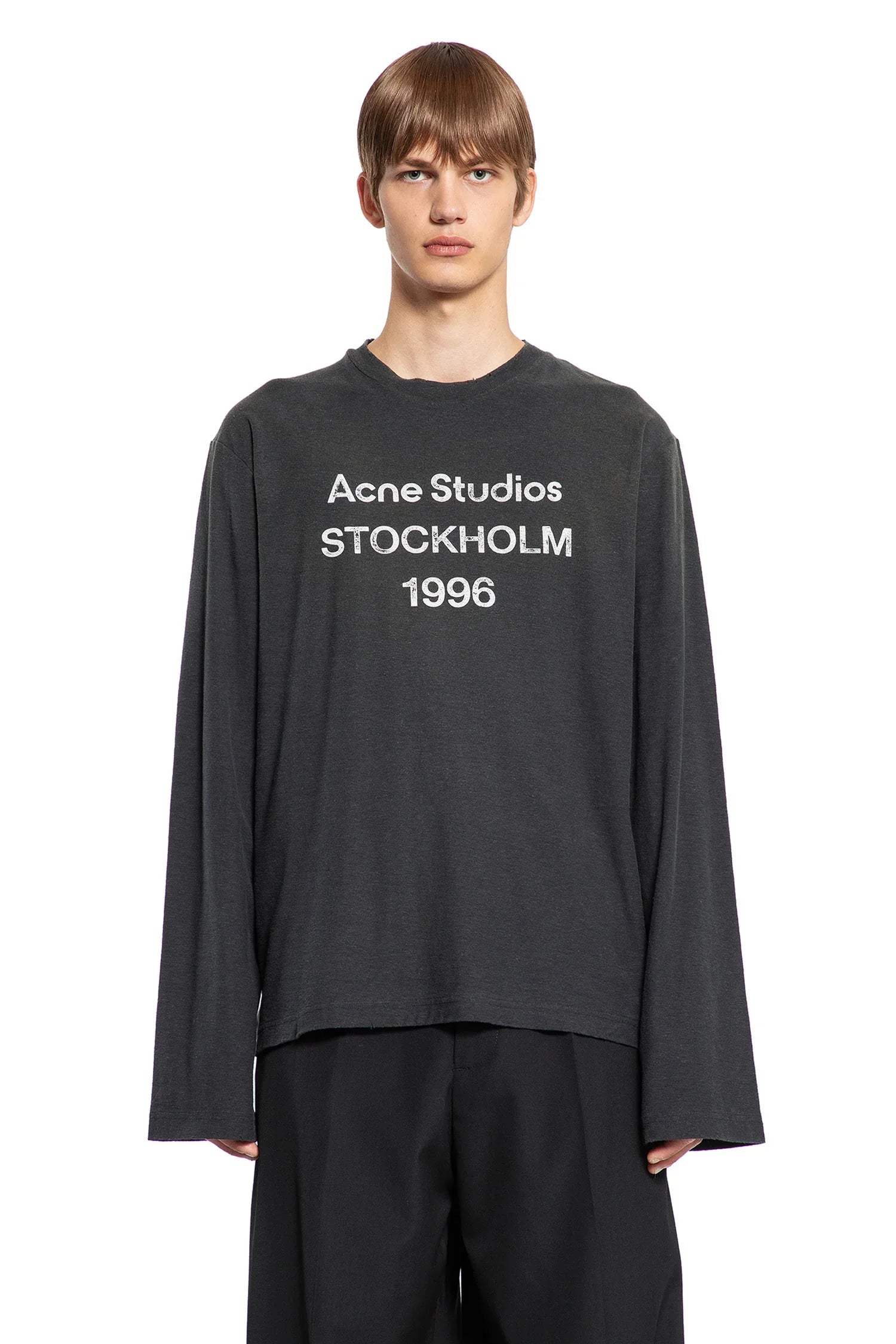 ACNE STUDIOS MAN BLACK T-SHIRTS & TANK TOPS - Antonioli.eu