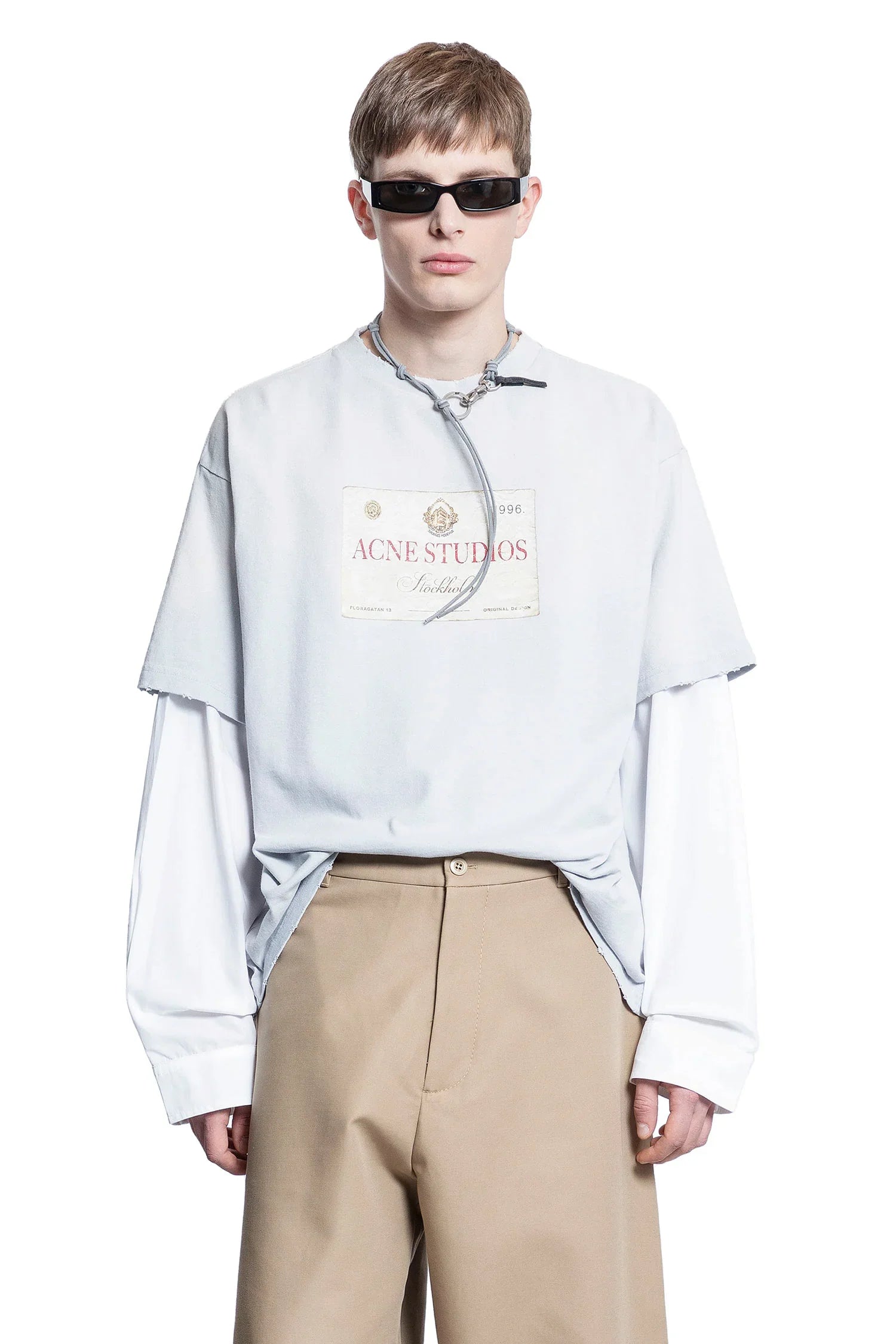 ACNE STUDIOS MAN GREY T-SHIRTS & TANK TOPS - Antonioli.eu