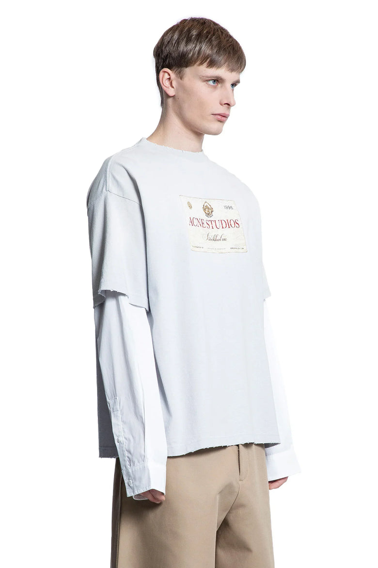 Layered Logo Long Sleeve T-Shirt - Antonioli.eu