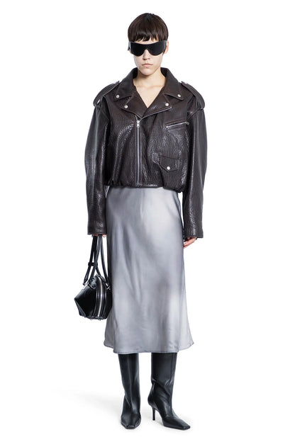 Printed Fluid Satin Slip dress - Antonioli.eu