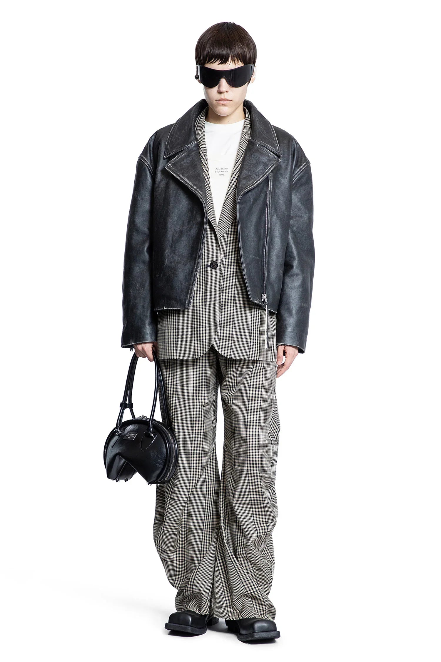 Distressed Biker Jacket - Antonioli.eu