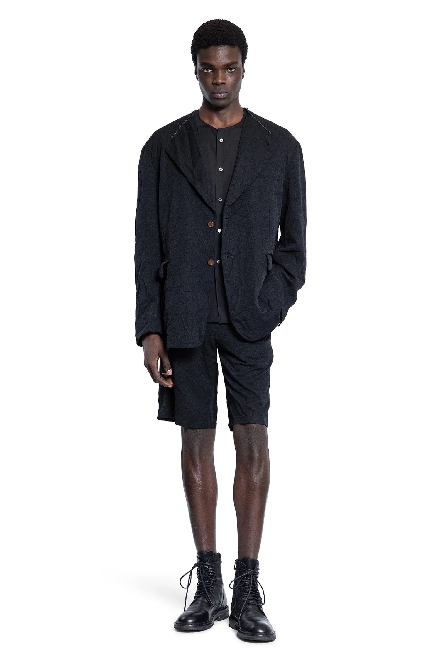 COMME DES GARCONS SHIRT MAN BLACK BLAZERS - Antonioli.eu