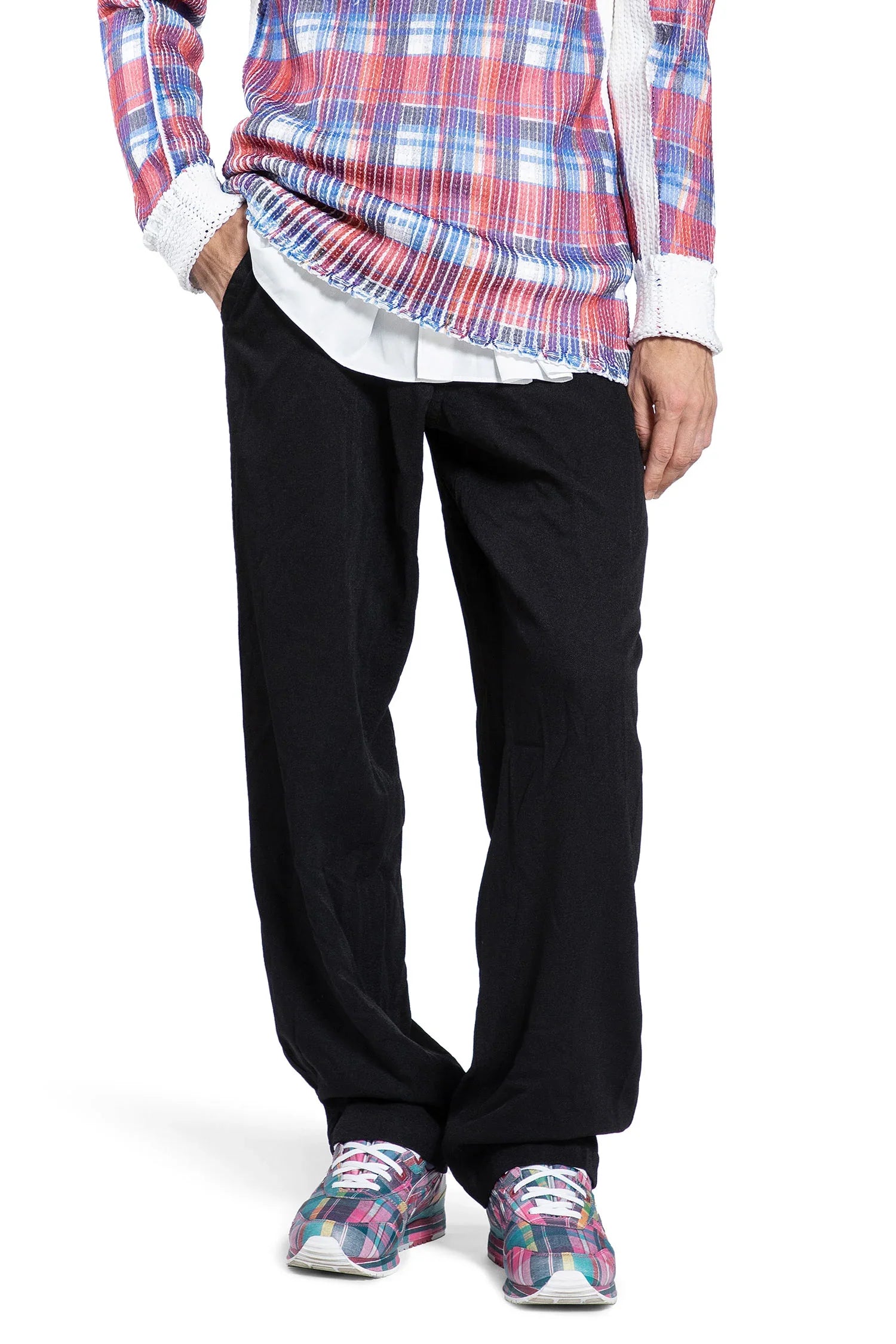 COMME DES GARCONS SHIRT MAN BLACK TROUSERS - Antonioli.eu