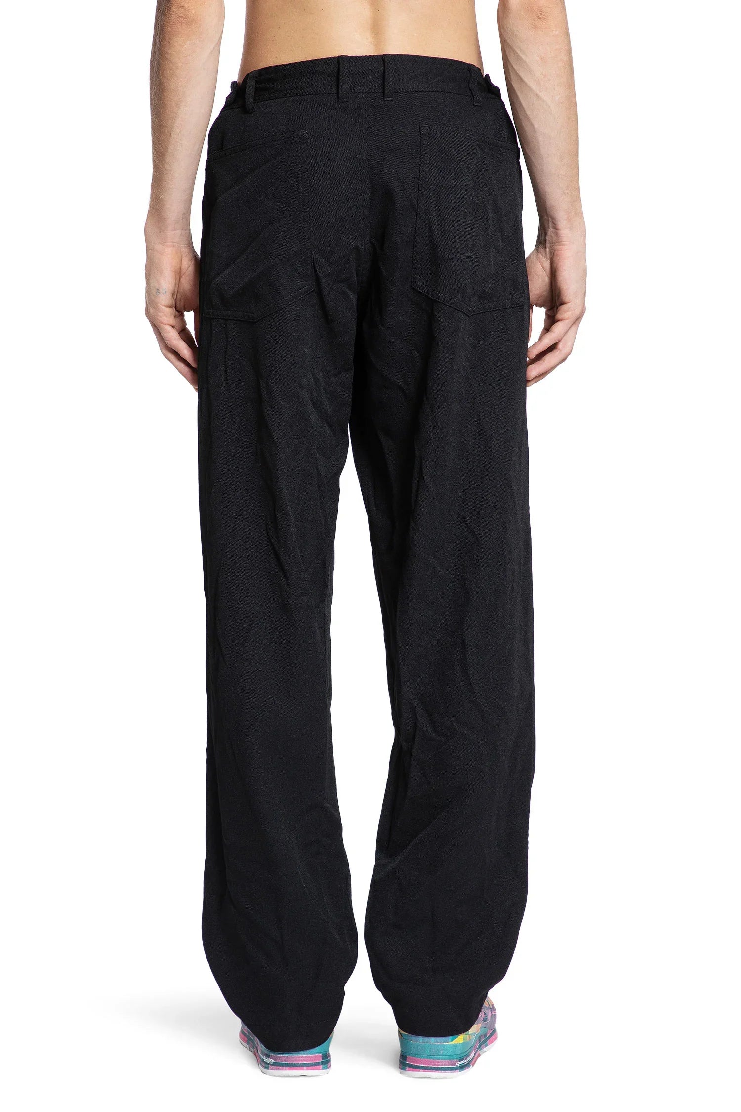 COMME DES GARCONS SHIRT MAN BLACK TROUSERS - Antonioli.eu