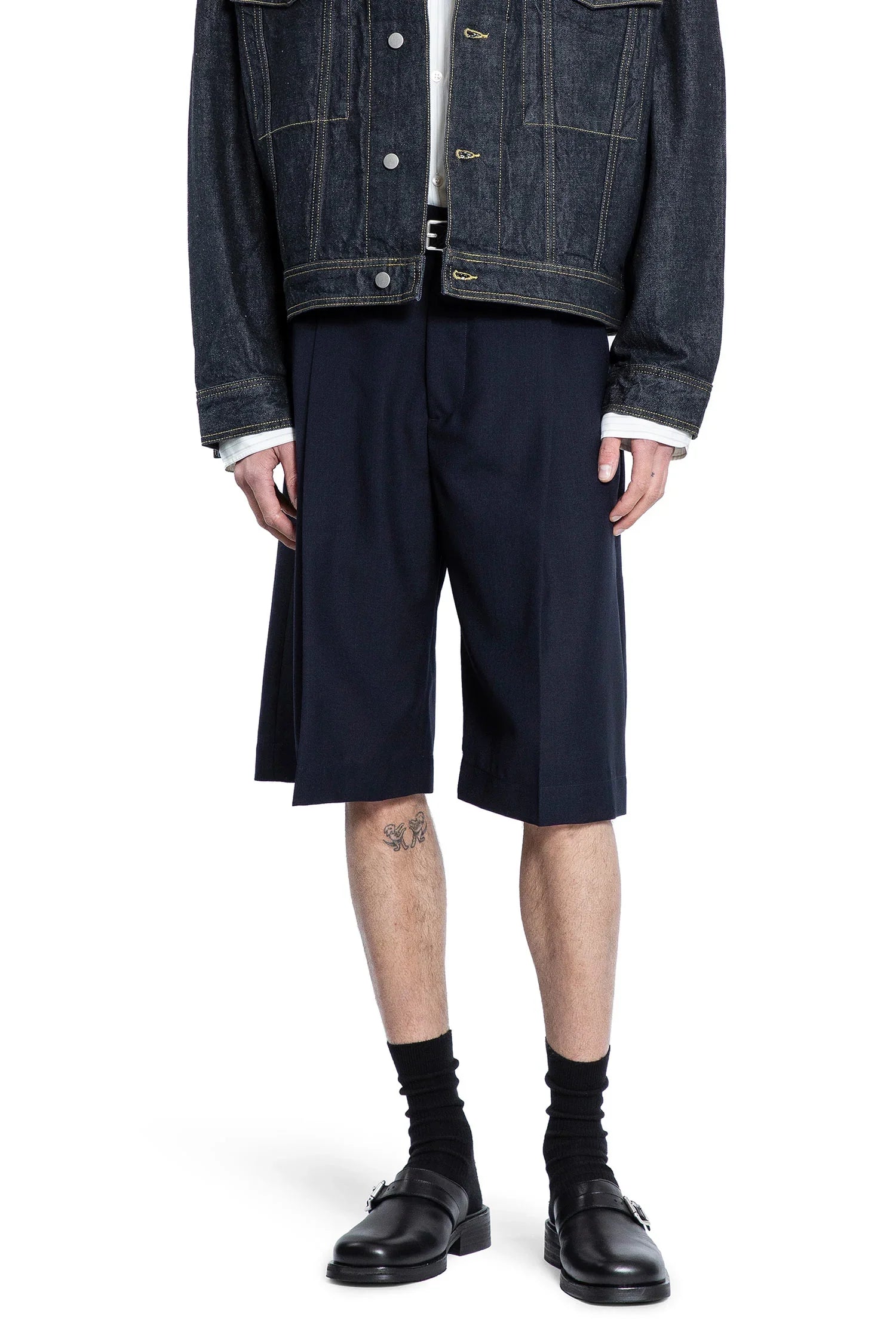 Knee Length Tailored Shorts - Antonioli.eu