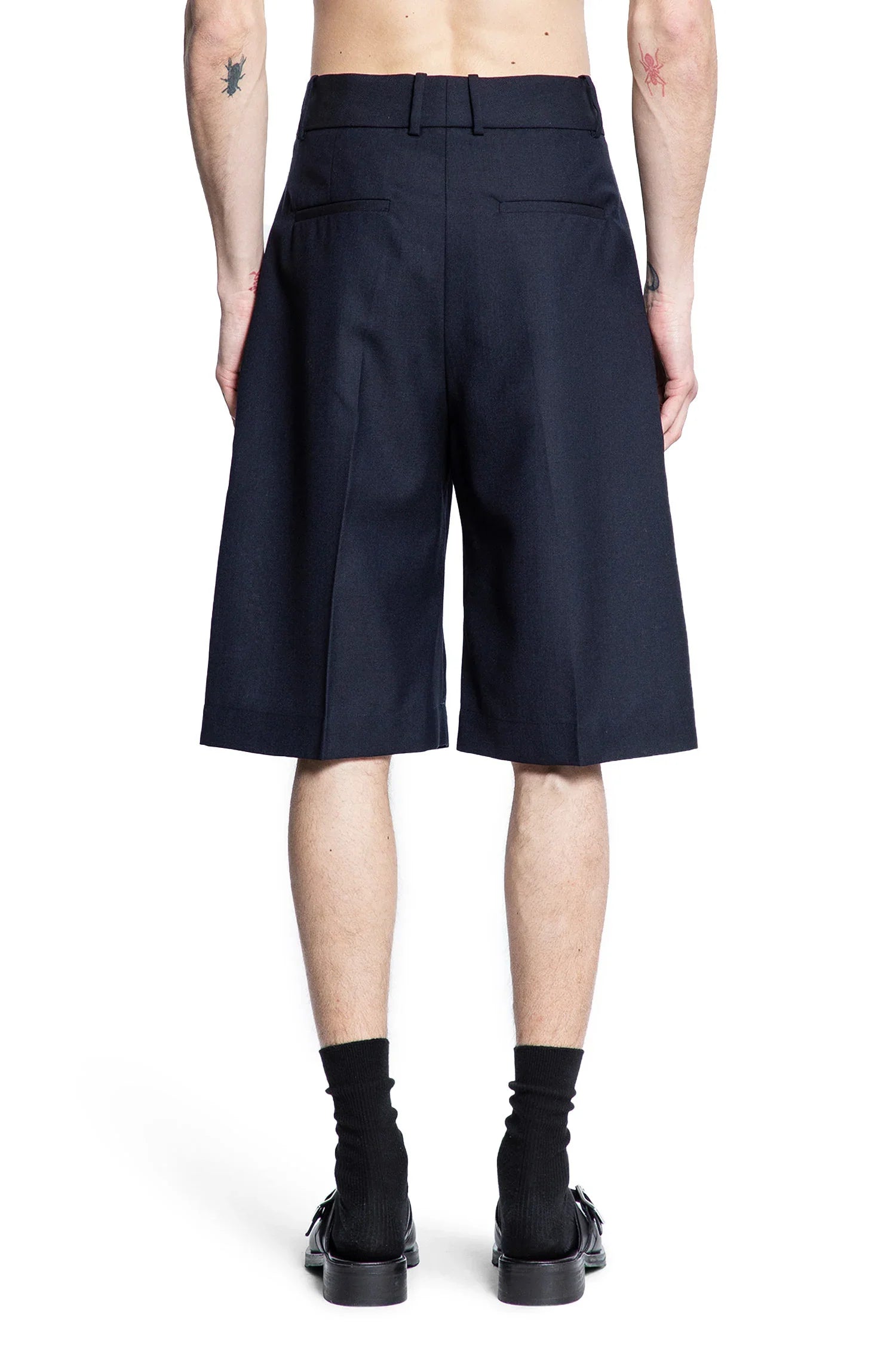 Knee Length Tailored Shorts - Antonioli.eu