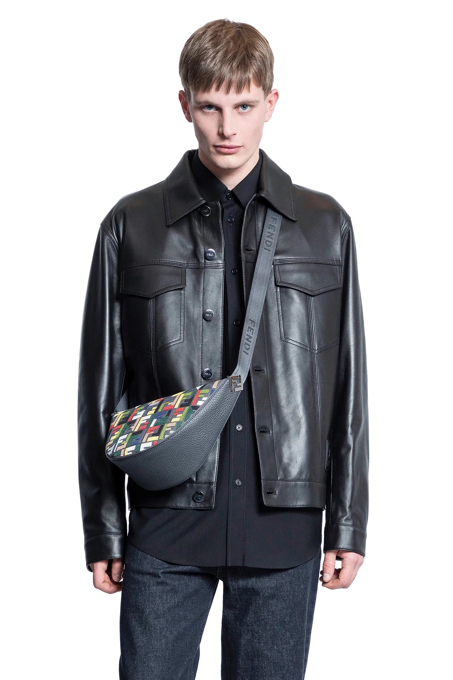 FENDI | Nappa Leather Blouson | Antonioli.eu