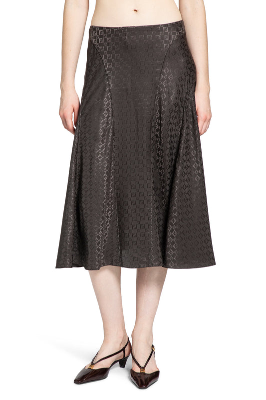 FF Silk Midi Skirt