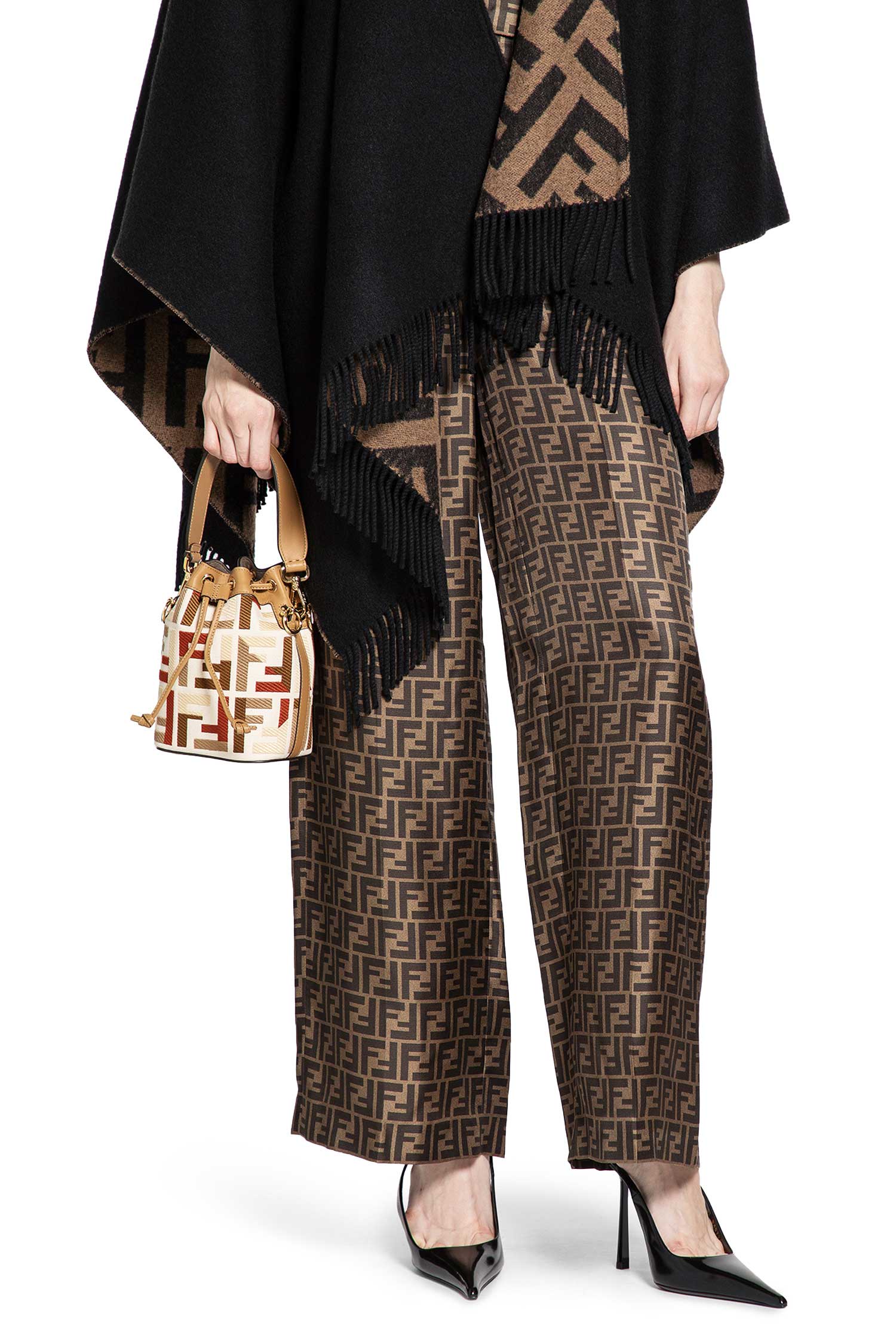 FF Silk Twill Wide Leg Pants - Antonioli.eu