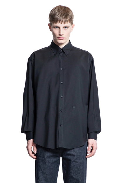 Lightweight Wool Button-Down Shirt - Antonioli.eu