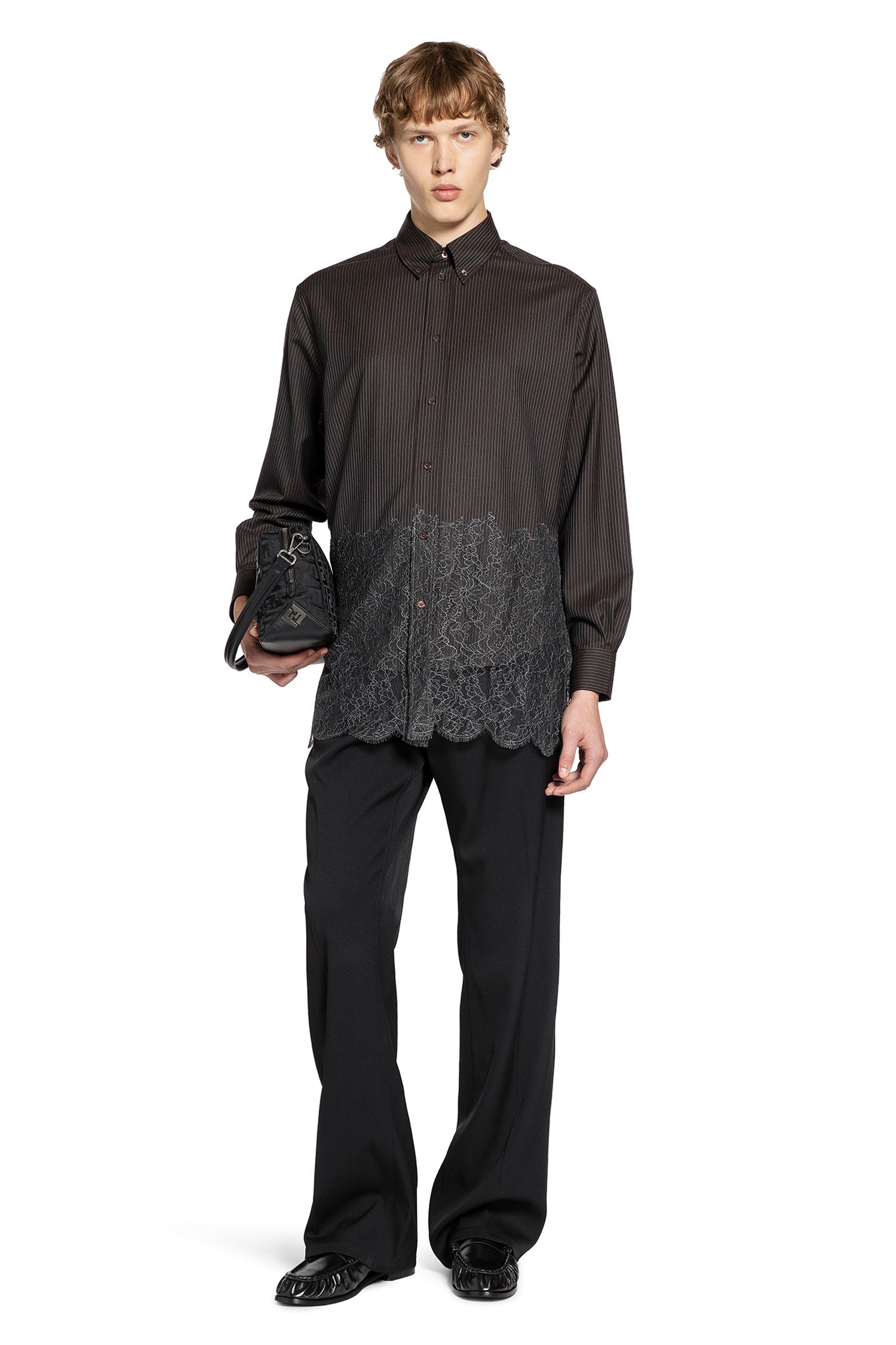 FENDI MAN BLACK SHIRTS