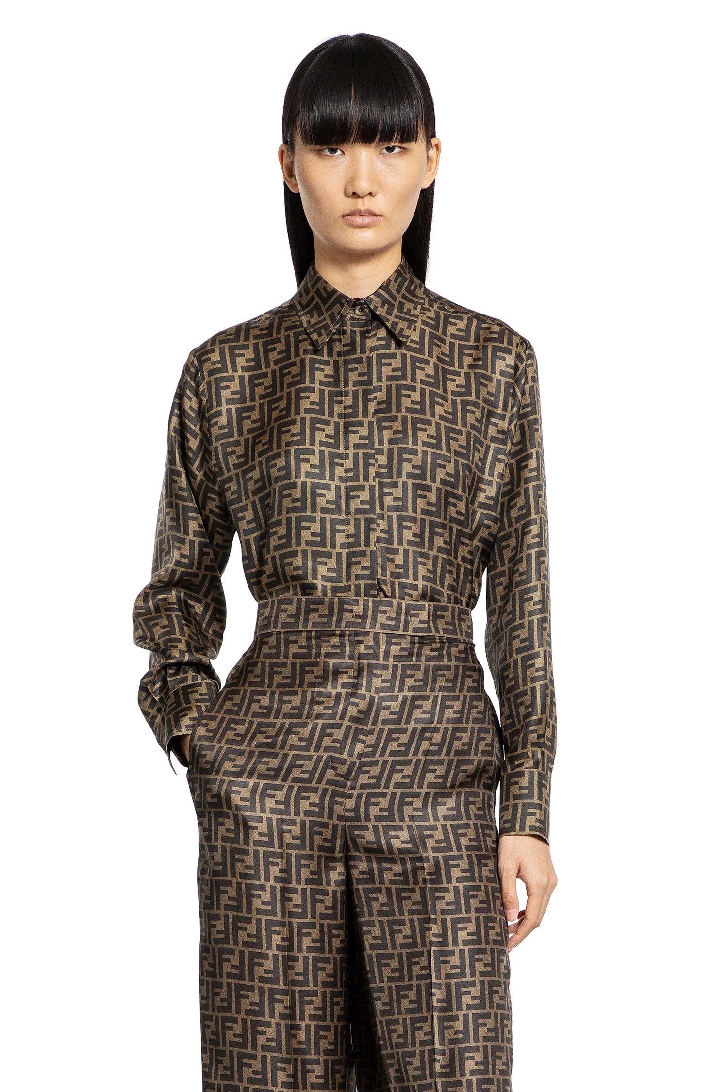 FF Silk Oversized Shirt - Antonioli.eu