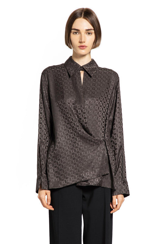 FF Jacquard Silk Shirt