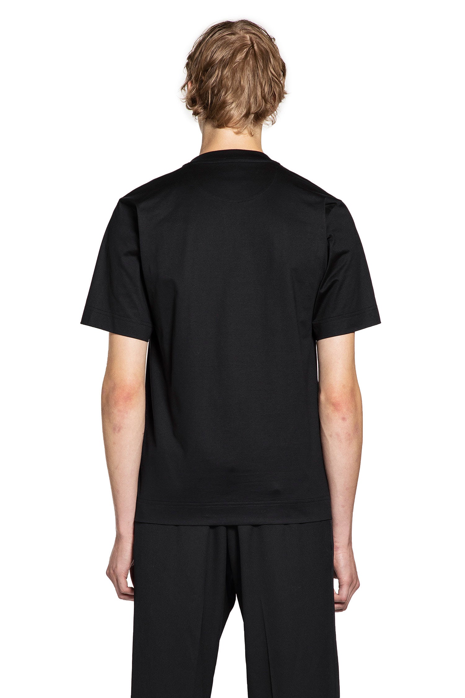 FENDI MAN BLACK T-SHIRTS & TANK TOPS