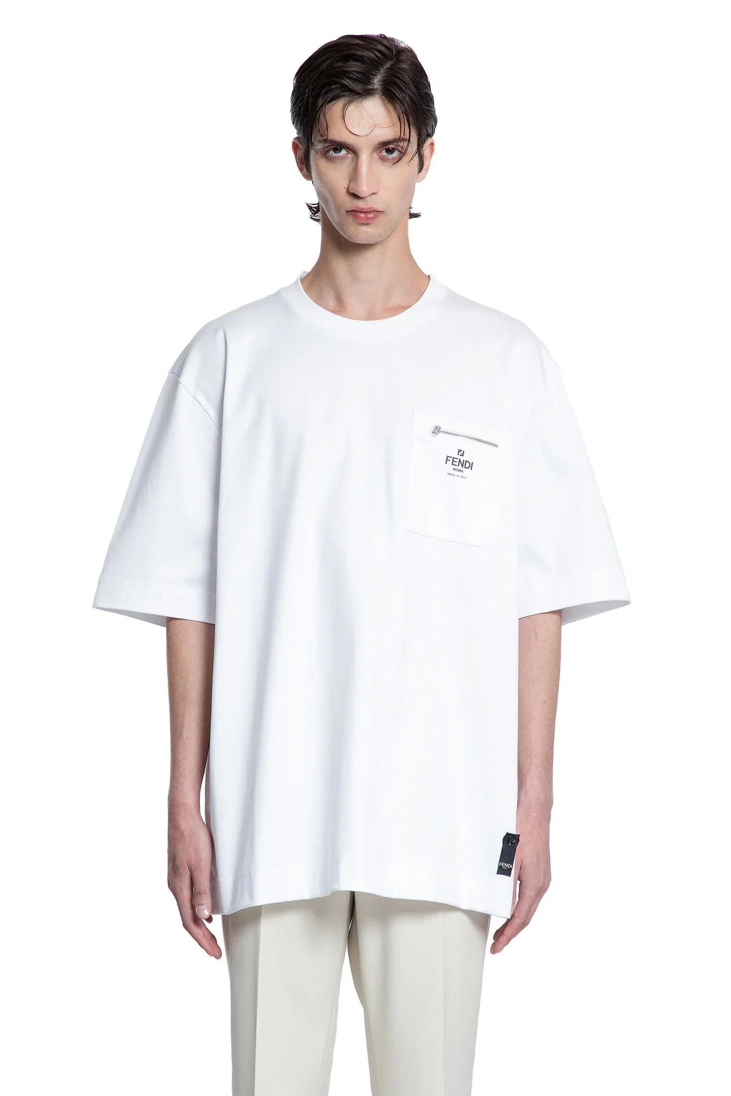 Fendi Roma Pocket T-Shirt - Antonioli.eu
