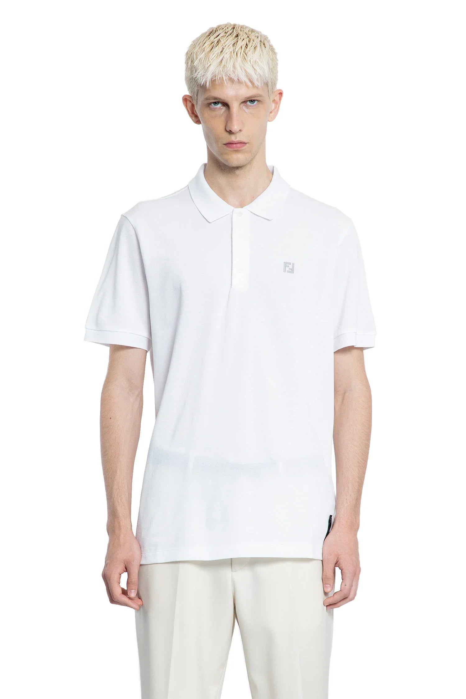 FF Cotton Piqué Polo Shirt - Antonioli.eu