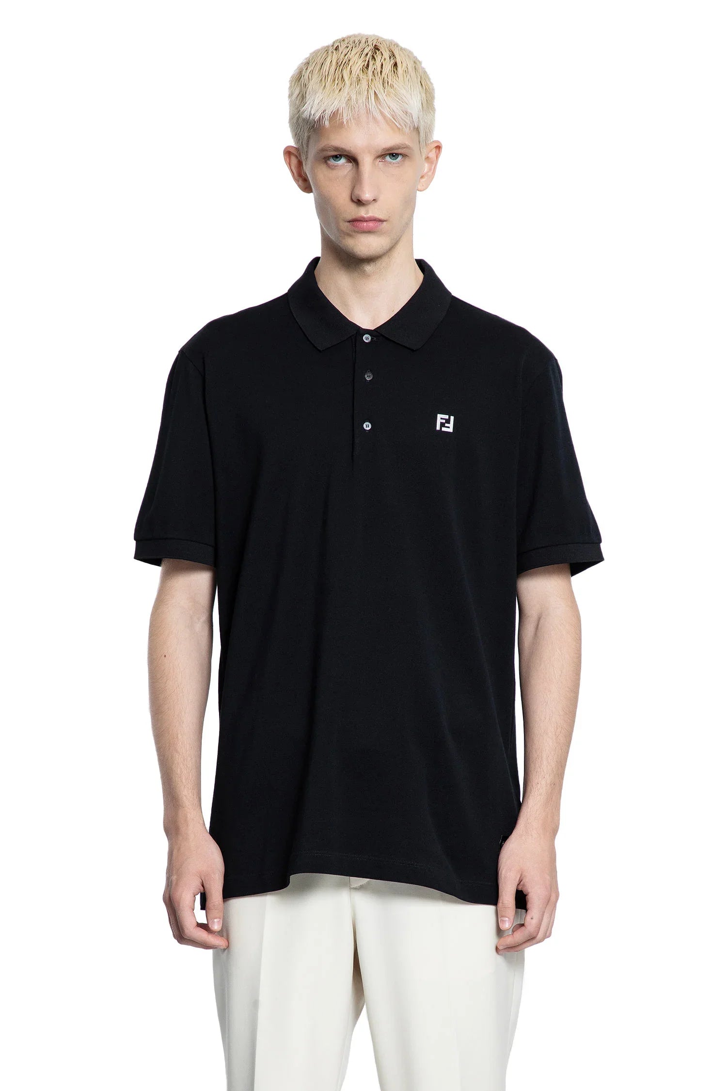 FF Cotton Piqué Polo Shirt - Antonioli.eu