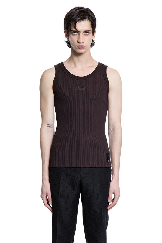 Crest Logo Tank Top - Antonioli.eu