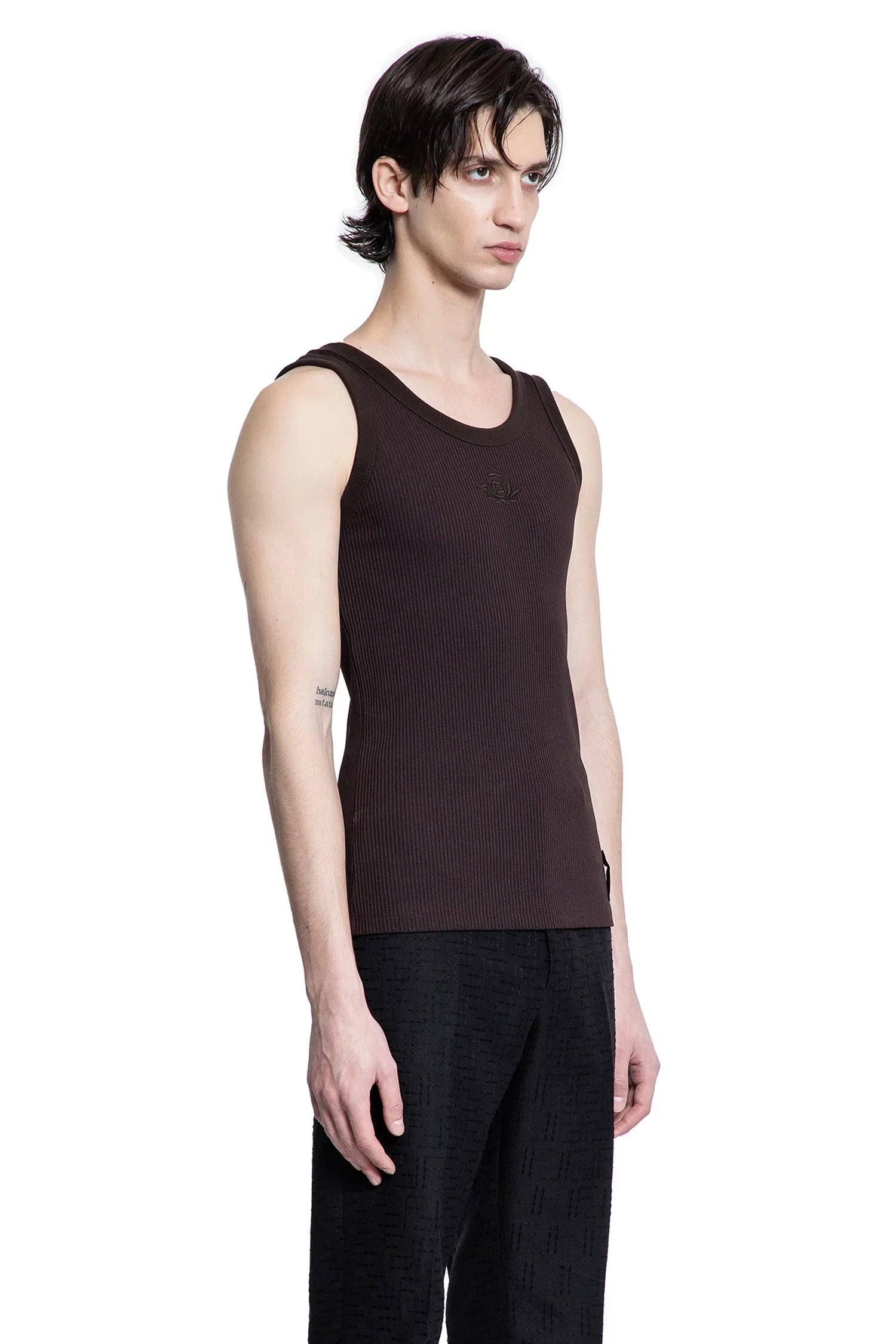 Crest Logo Tank Top - Antonioli.eu