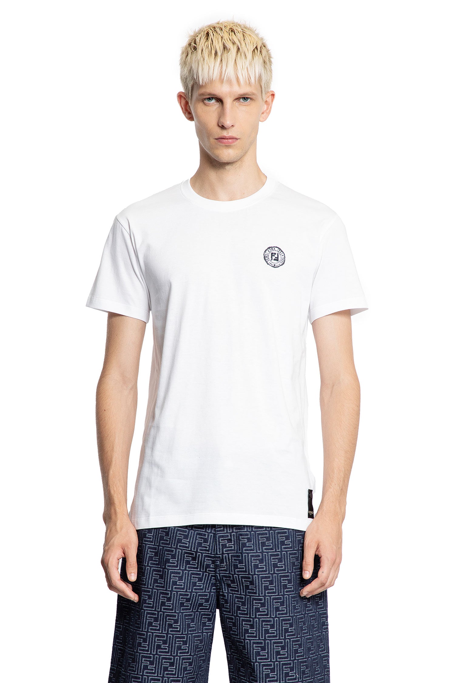 FF Stamp Cotton T-Shirt - Antonioli.eu