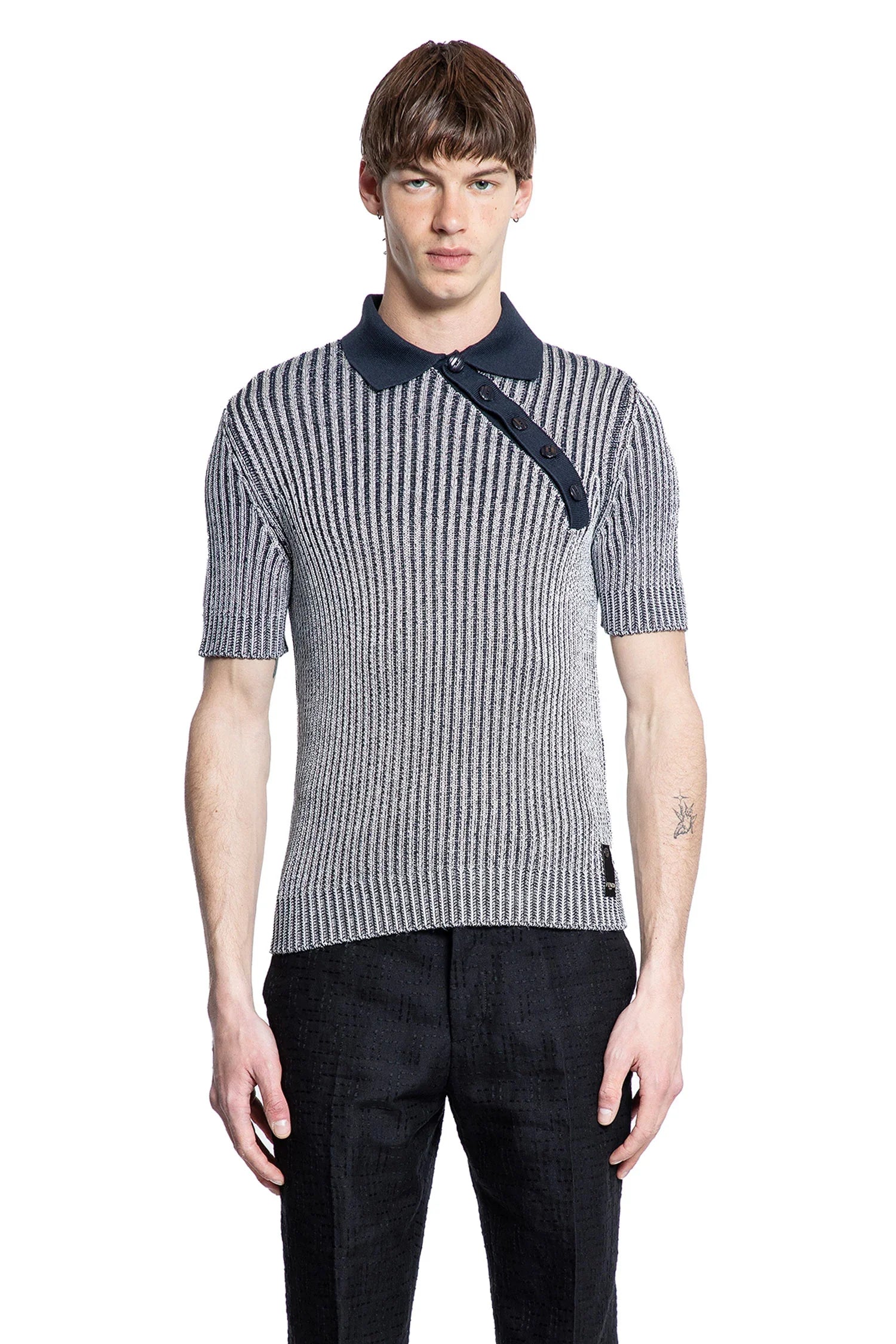 Cotton and Viscose Polo Shirt - Antonioli.eu