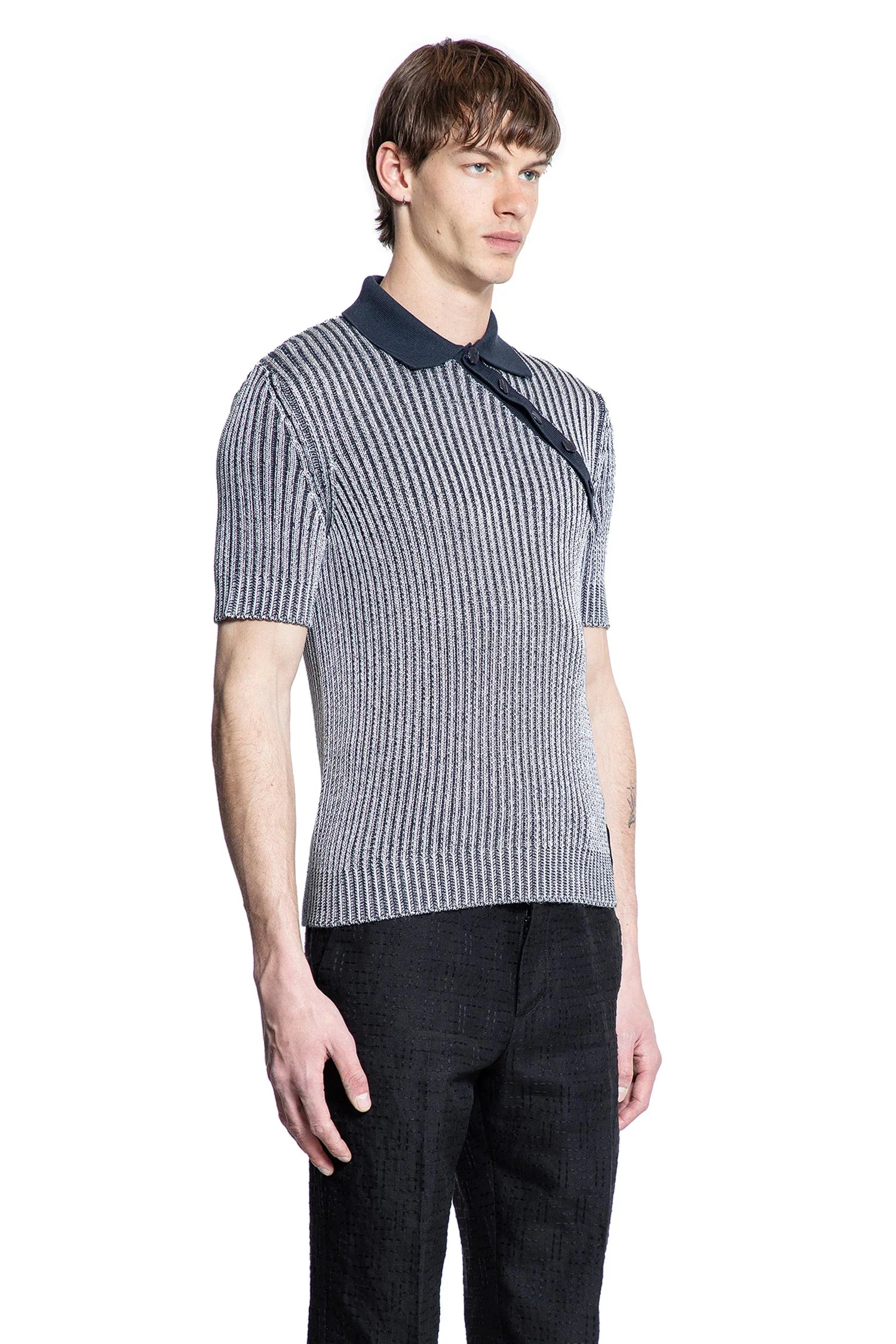 Cotton and Viscose Polo Shirt - Antonioli.eu