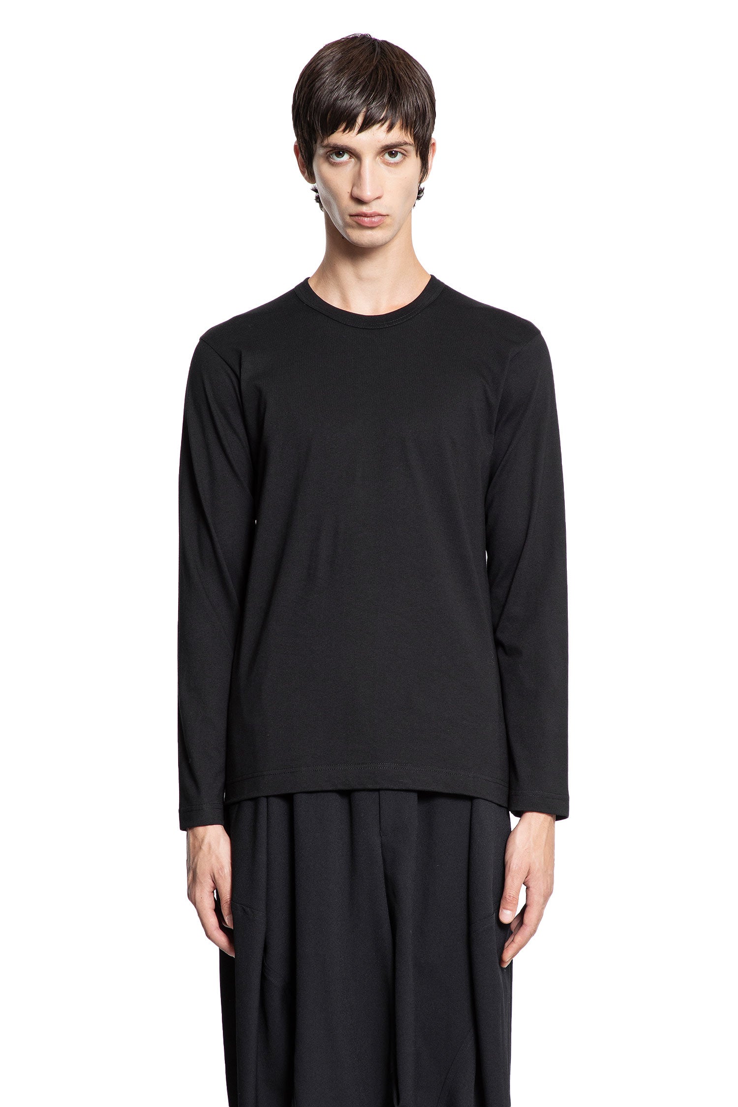 Cotton Jersey Forever Long Sleeve T-Shirt - Antonioli.eu