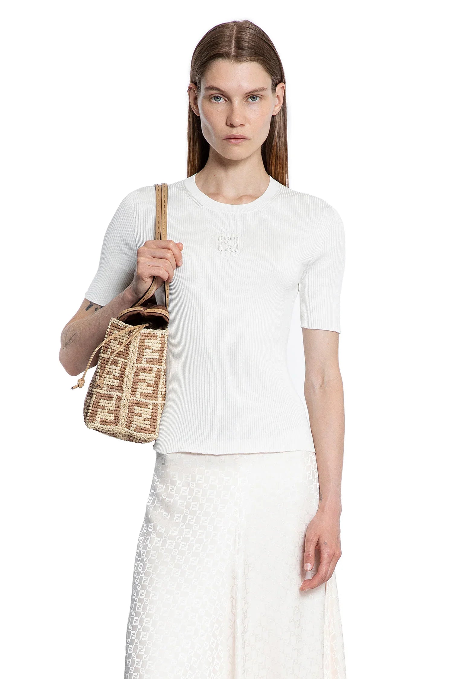 Fendi Stamp 1925 Short Sleeve Sweater - Antonioli.eu