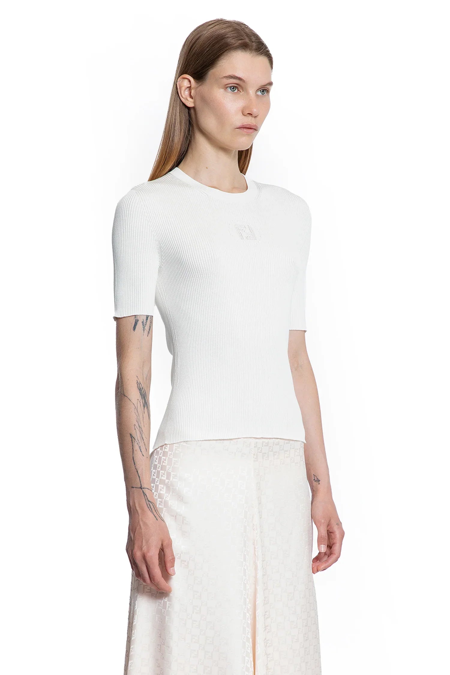 Fendi Stamp 1925 Short Sleeve Sweater - Antonioli.eu