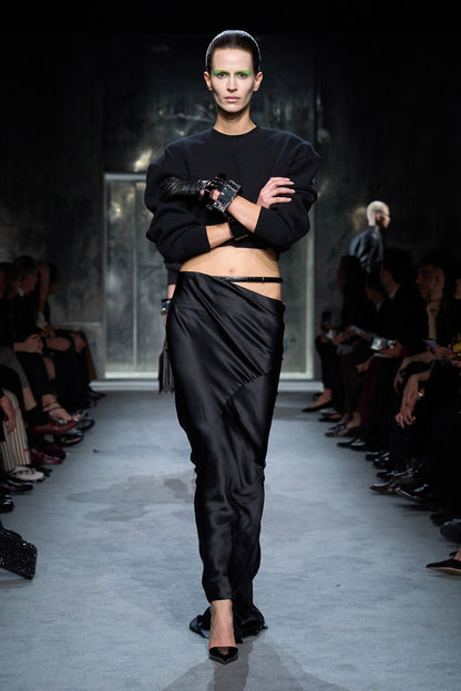 Silk Satin long Bias Skirt - Antonioli.eu