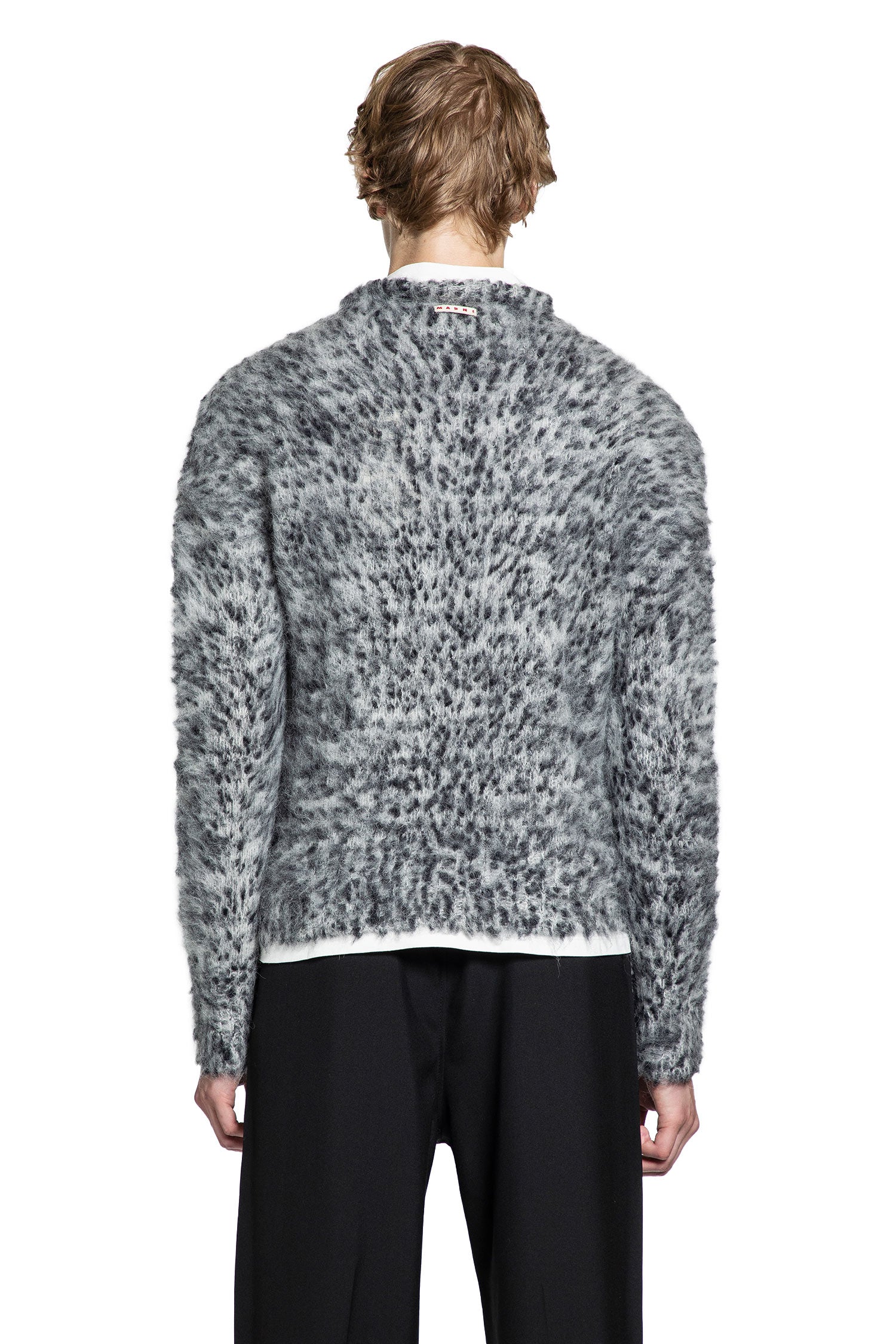 MARNI MAN GREY KNITWEAR