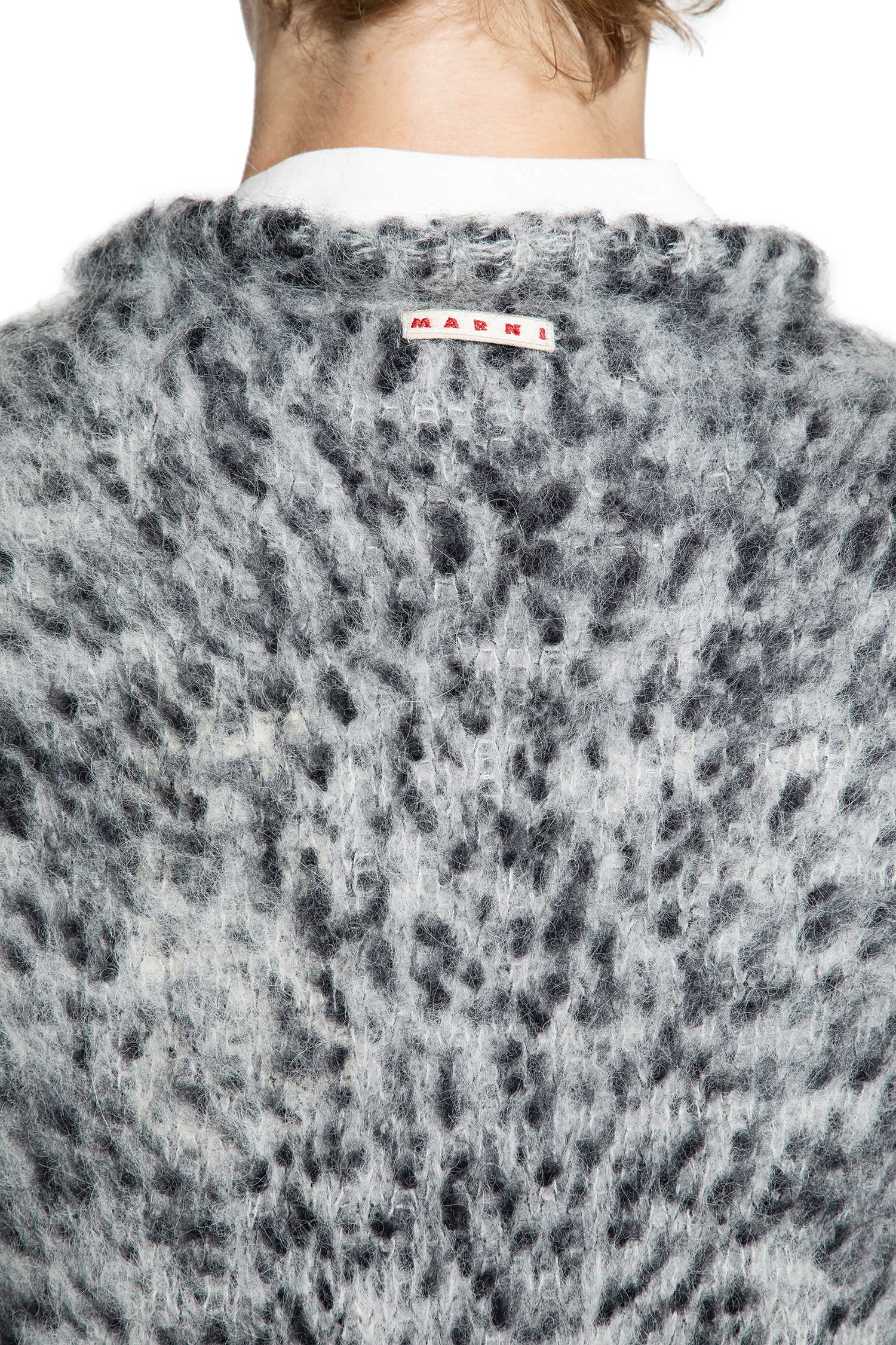 MARNI MAN GREY KNITWEAR