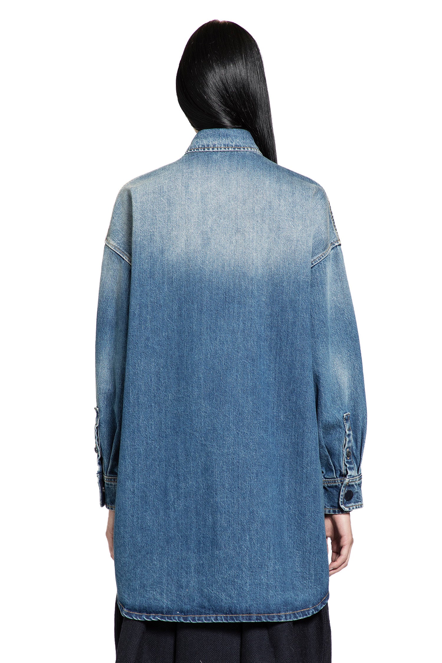 PRADA WOMAN BLUE SHIRTS - Antonioli.eu