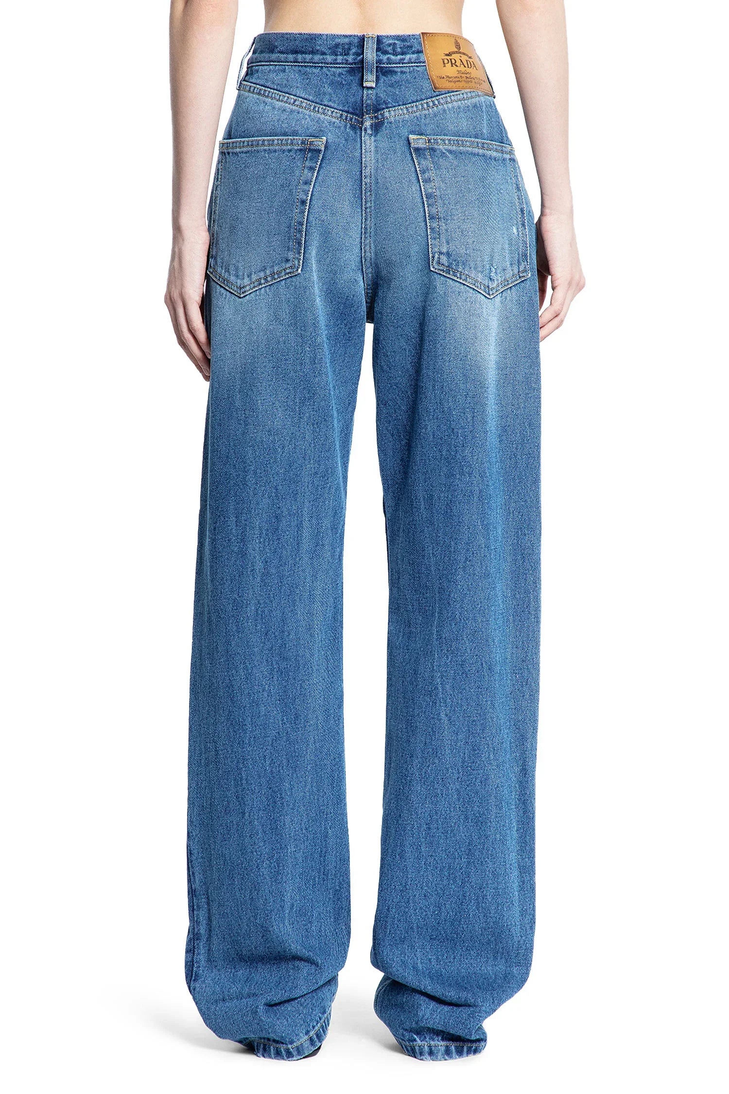 5 Pocket Wide Leg Jeans - Antonioli.eu