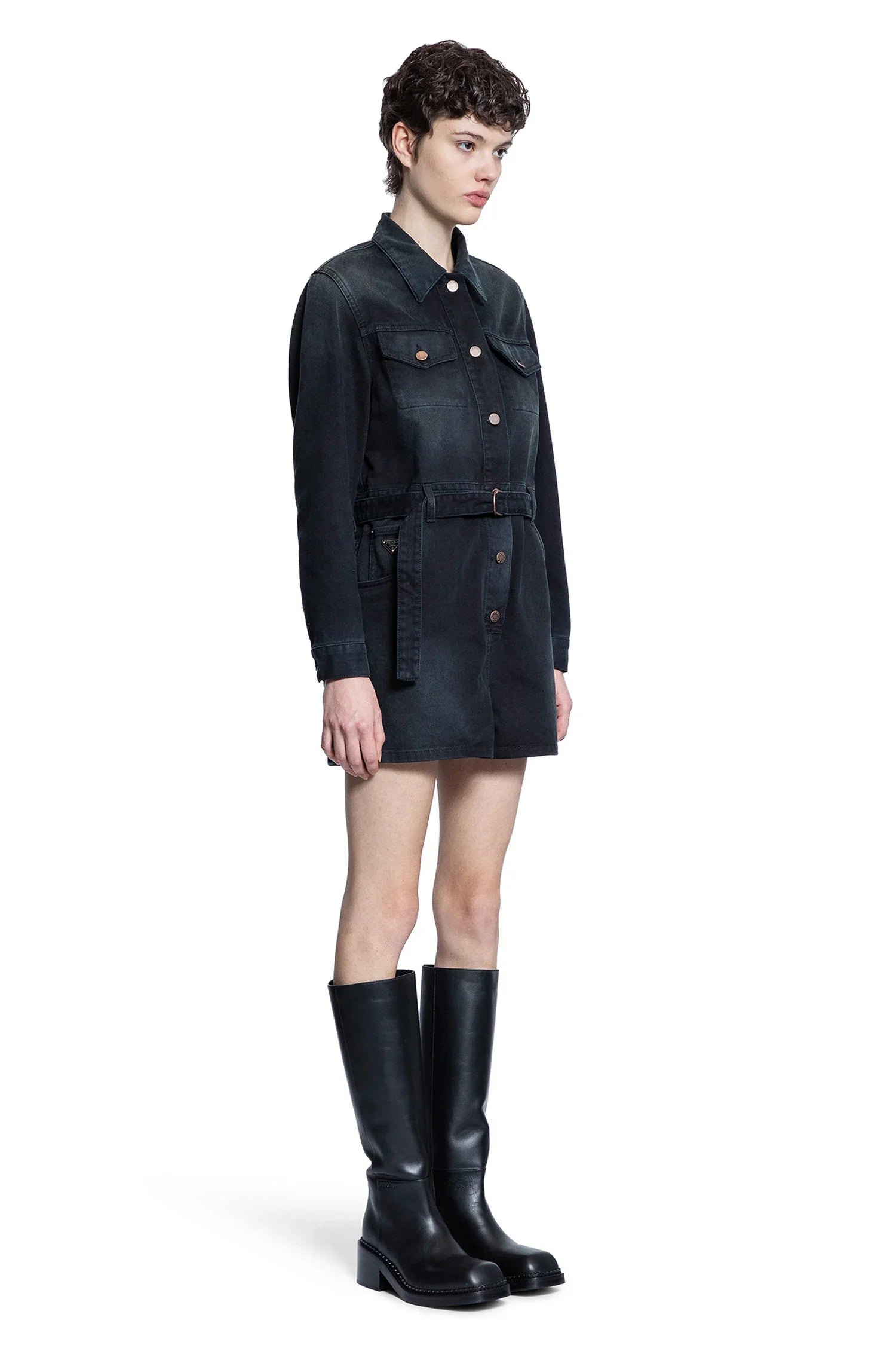 Short Denim Jumpsuit - Antonioli.eu