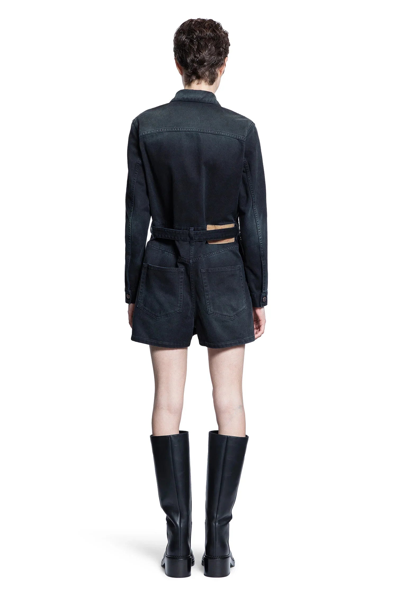 Short Denim Jumpsuit - Antonioli.eu