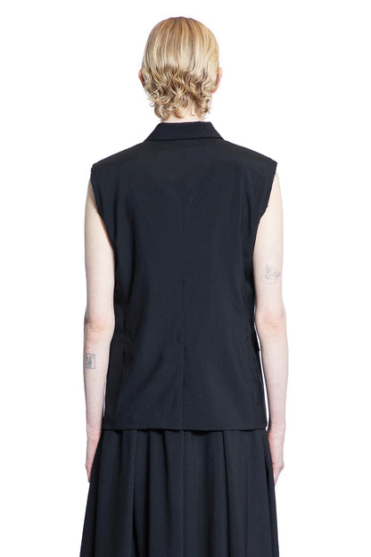 Nylon and Wool Blazer with Removable Sleeves - Antonioli.eu