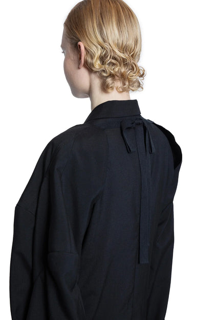 Nylon and Wool Blazer with Removable Sleeves - Antonioli.eu