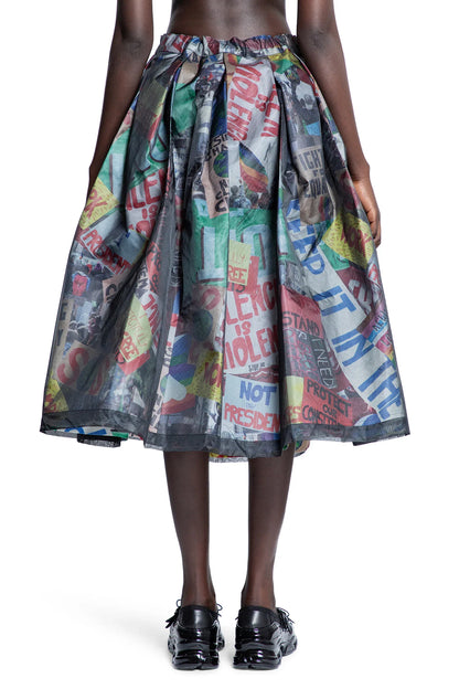 Printed Flared Midi Skirt - Antonioli.eu