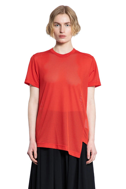 Asymmetric Nylon Mesh T-Shirt - Antonioli.eu