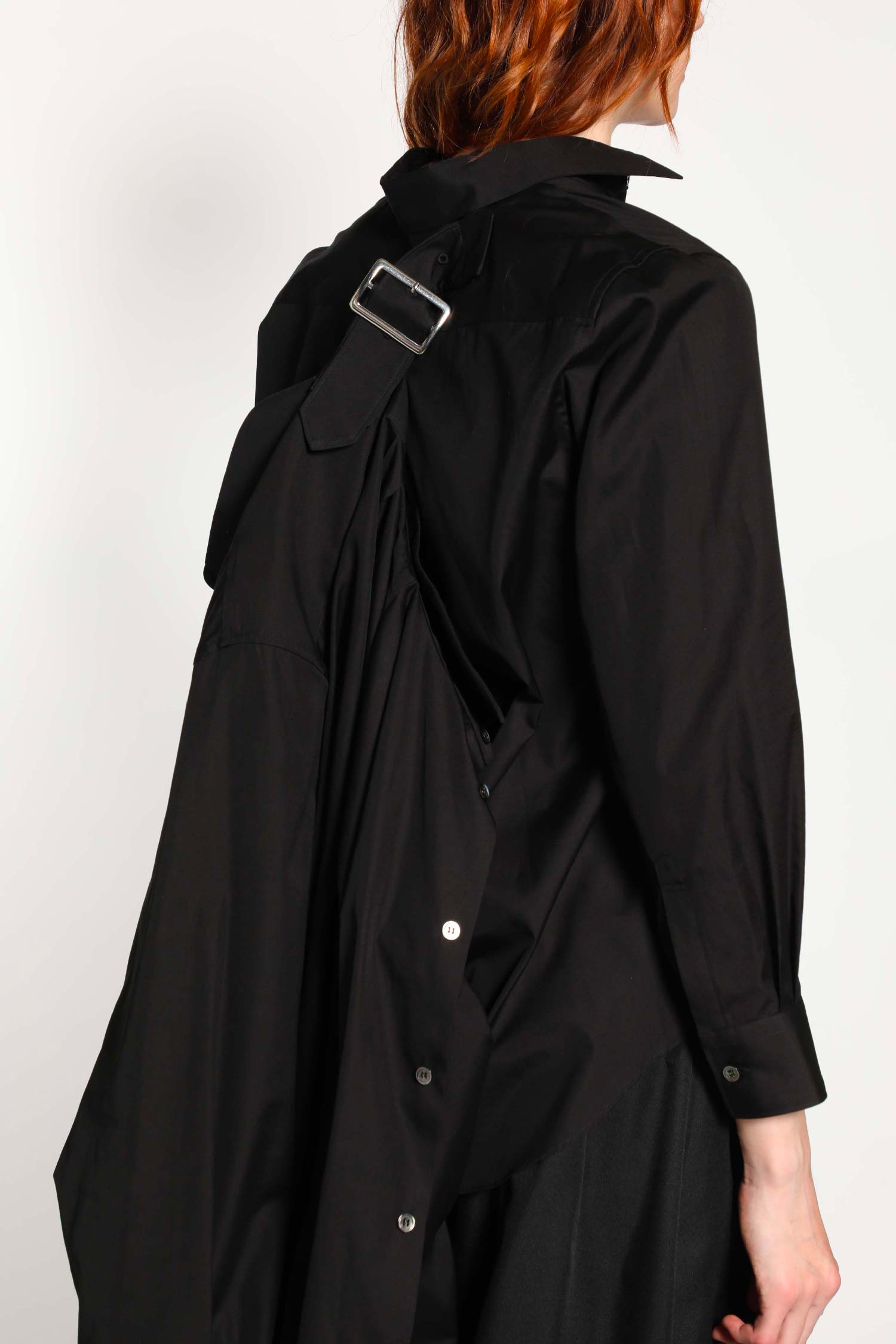 Spliced Nylon Pocket Shirt
