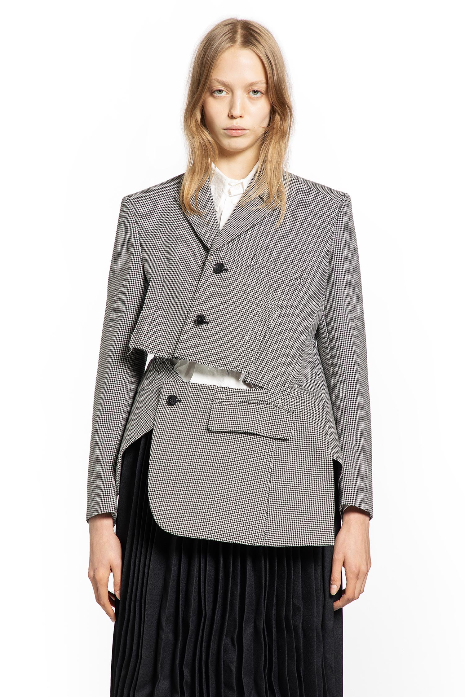 COMME DES GARCONS WOMAN BLACK&WHITE JACKETS