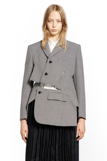 COMME DES GARCONS WOMAN BLACK&WHITE JACKETS