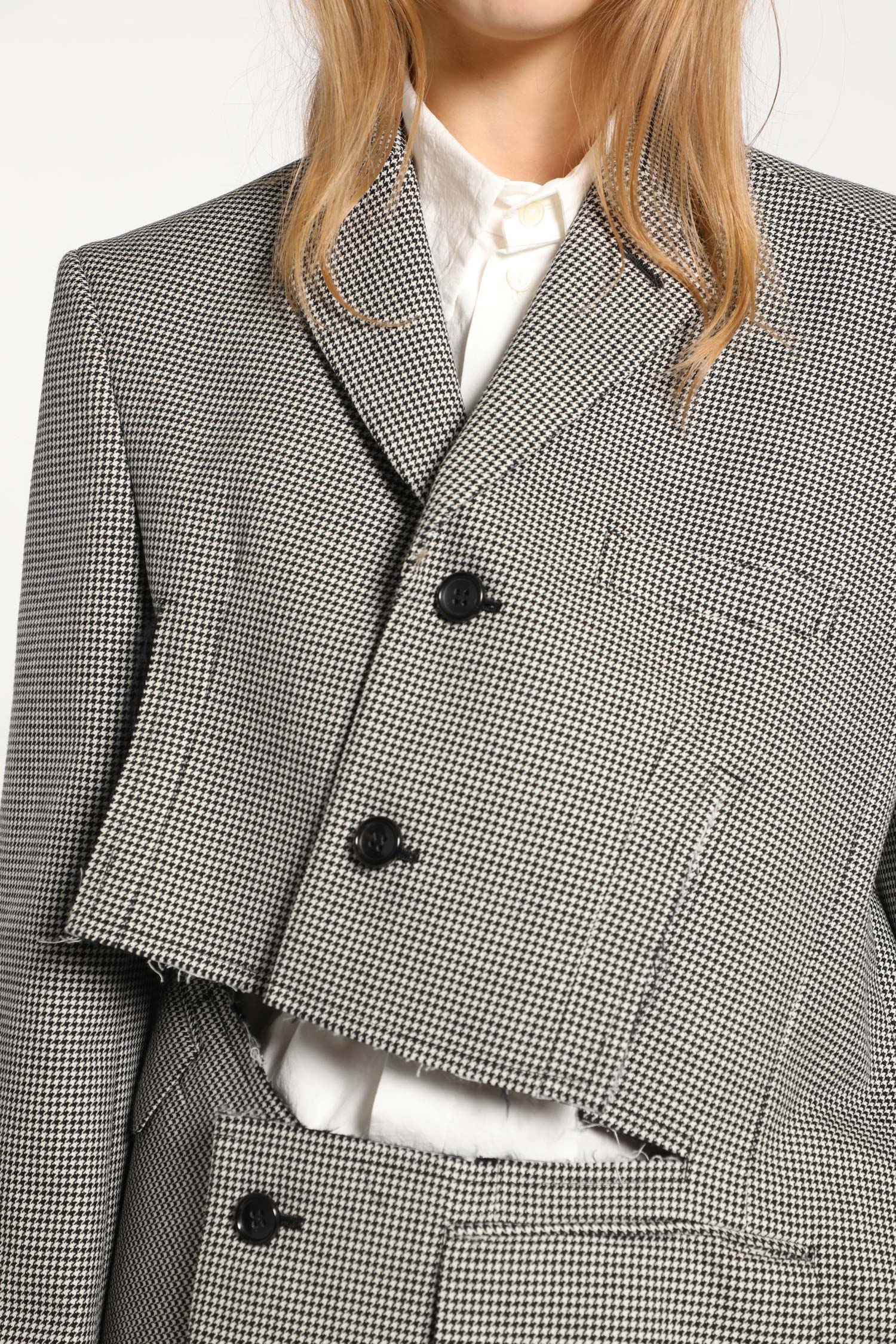 COMME DES GARCONS WOMAN BLACK&WHITE JACKETS